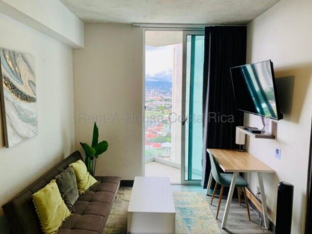 Venta de Apartamento AMUEBLADO en SECRET SABANA. RAH 27-165 en Mata Redonda, San José — ₡ 68 000 000