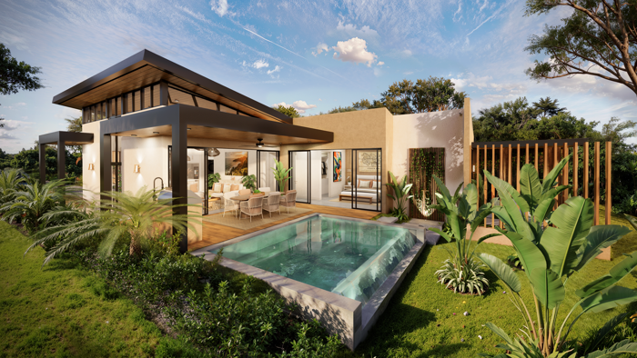 PREVENTA DE CASAS DE LUJO CON PISCINA, GUANACASTE, PLAYA COROZALITO en Bejuco, Nandayure, Guanacaste — $438,500 - Foto 3 de 28