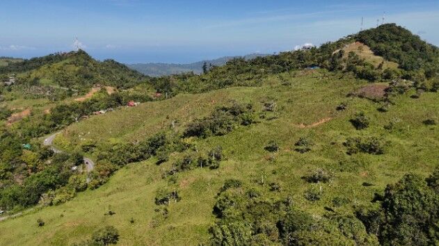 SE VENDE FINCA PARA DESARROLLO CON DOBLE FRENTE DE CALLE Y NACIENTE EN ALTO SAN JUAN en San Isidro De El General, Pérez Zeledón, San José — $1,495,000