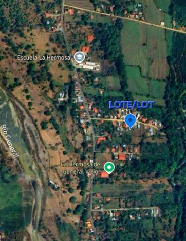 SE VENDE LOTE PLANO EN GENERAL VIEJO DE PEREZ ZELEDON en San Isidro De El General, Pérez Zeledón, San José — $73,500