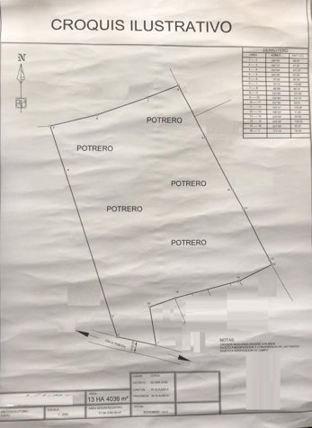 Terreno Industrial 13.4Ha en El Coyol de Alajuela in Garita, Alajuela — $16,754,500