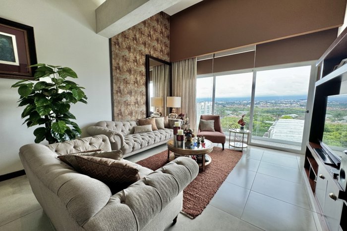 Apartamento de una sola planta en Condominio Dukana, Guachipelín en San Rafael, Escazú, San José — $3,000