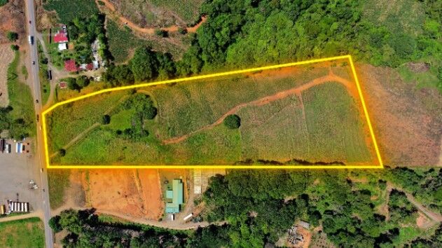 SE VENDE PROPIEDAD COMERCIAL EN REPUNTA CON EXCELENTE FRENTE A LA INTERAMERICANA in Daniel Flores, Pérez Zeledón, San José — $5,000,000