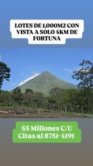 Lotes con Vista espectacular al Volcán Arenal en La Fortuna, San Carlos, Alajuela — 55 500 000 ₡ - Foto 2 de 3