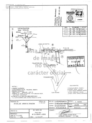 Lote en San Ramón in Piedades Norte, San Ramón, Alajuela — ₡ 8 000 000 - Photo 2 of 2