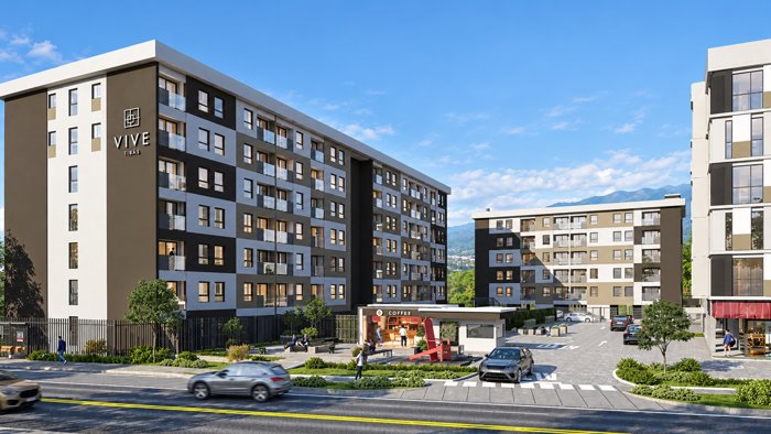 Se Alquila Apartamento en Condominio Vive Tibás. en San Juan, Tibás, San José — $850