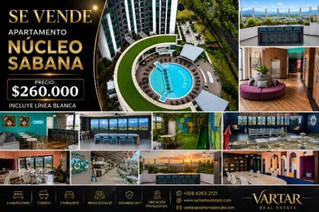 Apartamento 212 Núcleo Sabana Torre B in Mata Redonda, San José — $260,000