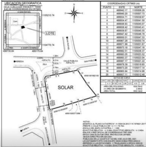 VENTA TERRENO DE DESARROLLO, HEREDIA, SAN PABLO en San Pablo, Heredia — $1,224,750 - Foto 2 de 2