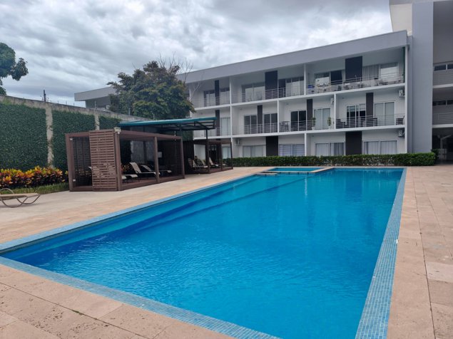 ALQUILER DE APARTAMENTO NUEVO, SEMI AMUEBLADO, SANTA ANA, URBAN FLATS in Santa Ana, San José — $1,100