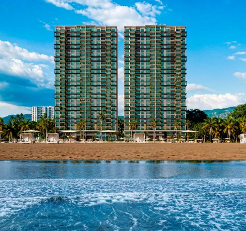 PREVENTA / Fascinantes Apartamentos frente al Mar, Jacó en Jacó, Garabito, Puntarenas — $372,000