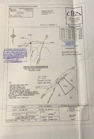 Lote de 1000 metros con vista al Valle Central  en Cirrí Sur, Naranjo, Alajuela — ₡ 35 000 000
