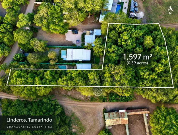 Lote en venta en Tamarindo, Guanacaste | 1.597 m² en Tamarindo, Santa Cruz, Guanacaste — $110,000