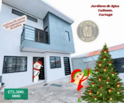 🎄 CASAS EN VENTA EN CARTAGO 🎄 TE OFRECEMOS VARIAS OPCIONES PARA TENER TU NUEVO HOGAR  🎄 in Oriental, Cartago — ₡ 135 000 000 - Photo 3 of 5