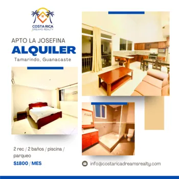  ¡Apartamento en Alquiler en La Josefina, Tamarindo! 