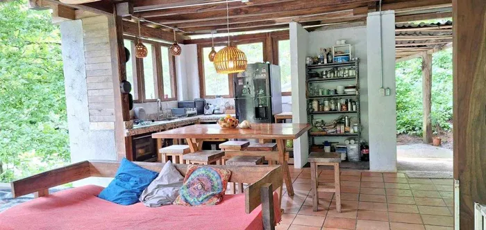 Private 5000m2 Estate with Open Layout and Rental Casita at Marbella in Cuajiniquil, Santa Cruz, Guanacaste — $220,000