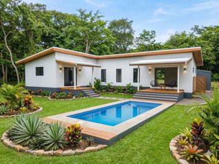 Casa Moderna Estilo Ranch en Black Stallion Eco Ranch
