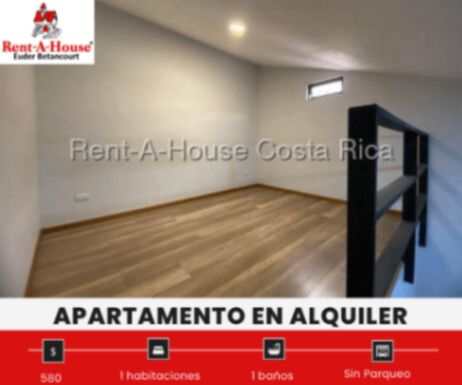 Apartamento en Alquiler 26-1408 in Escazú, San José — $580