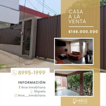 Casa en Venta Alajuela, Alajuela, Alajuela