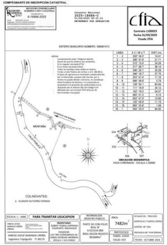 PROPIEDAD DE 7,482 M² EN VENTA – BOSQUE, QUEBRADA Y CERCA DE PLAYAS Y SERVICIOS en Quepos, Puntarenas — $246,906