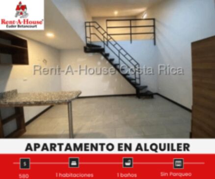 Apartamento en Alquiler 26-1408 in Escazú, San José — $580