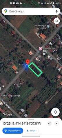 TRES LOTES EN VENTA en La Fortuna de San Carlos en La Fortuna, San Carlos, Alajuela — ₡ 22 000 000