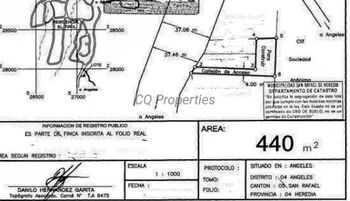 Lote en Venta Ángeles, San Rafael, Heredia