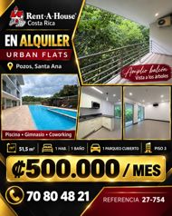 Alquiler de Hermoso Apartamento en Santa Ana