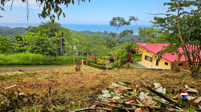 FOR SALE: OCEAN VIEW LOT AT PUESTA DEL SOL CONDOMINIUM in Puerto Cortés, Osa, Puntarenas — $120,000 - Photo 2 of 12