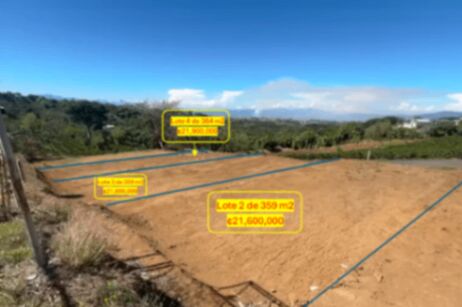 Lotes en Venta San Miguel de Grecia en San Roque, Grecia, Alajuela — ₡ 21 600 000