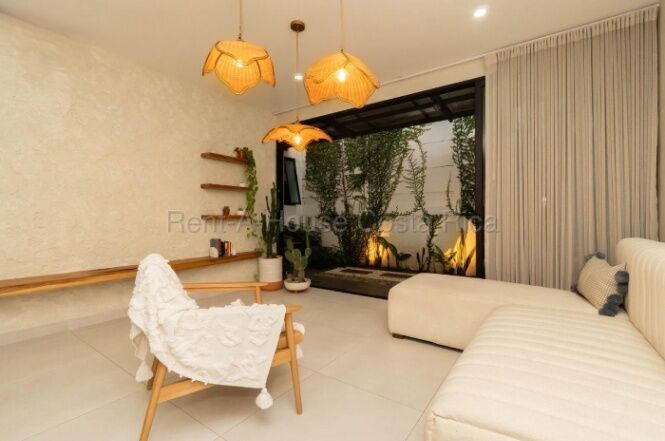Casa amueblada 1 nivel con terraza y amenidades premium #26-1699 GS en Pozos, Santa Ana, San José — $1,700