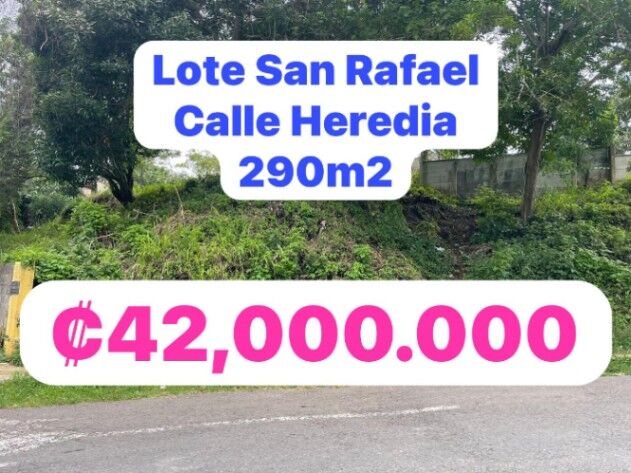 Terreno triple frente en Heredia, Costa Rica. in San Rafael, Heredia — ₡ 42 000 000