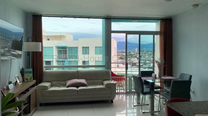 Venta de apartamento moderno con balcón, piscina y amenidades #27-43 GS en Hatillo, San José — ₡ 143 000