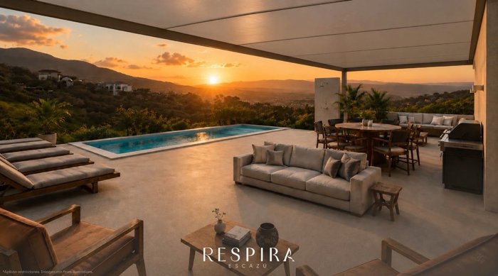 PREVENTA DE CASAS LUXURY, ESCAZÚ, ALTO DE LAS PALOMAS en San Antonio, Escazú, San José — $695,000 - Foto 1 de 11