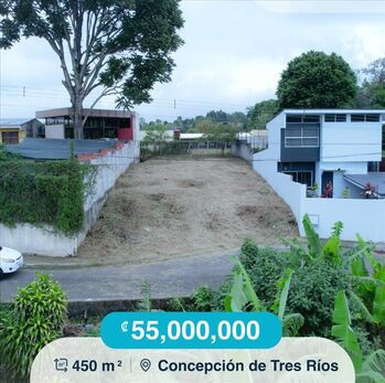 Lote en Venta Concepción, La Unión, Cartago