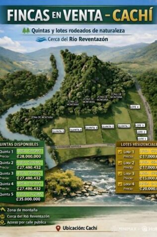 🏞️ Quintas y Lotes rodeados de naturaleza en Cachí, Paraíso de Cartago  en Cachí, Paraíso, Cartago — ₡ 15 000 000