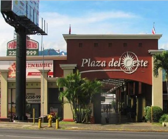 SE ALQUILA LOCAL COMERCIAL EN PLAZA DEL OESTE, PAVAS en Pavas, San José — $831