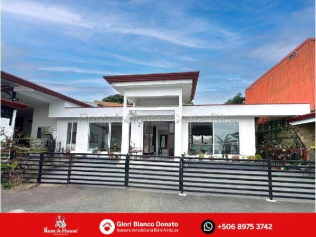 ALQUILER DE CASA CON AMPLIA BODEGA EN ESCAZÚ in San Antonio, Escazú, San José — $4,500