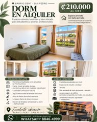 Dorm disponible en alquiler en Barrio Dent, San Pedro. Baño Privado & todos los servicios incluidos en San Pedro, Montes De Oca, San José — 210 000 ₡ - Foto 5 de 15