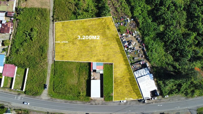 SE VENDE TERRENO USO MIXTO BEVERLY LIMON, COSTA RICA in Limón — ₡ 55 000 000