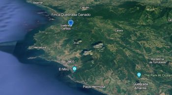 Finca- 65 hectáreas. Vista al mar y gran potencial en Jacó, Garabito, Puntarenas — $2,750,000 - Foto 4 de 17