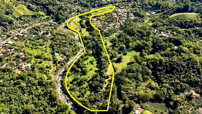 VENTA DE FINCA DE 10.9 HA FRENTE AL RIO EN VALLE DEL CHIRRIPO, SAN FRANCISCO DE RIVAS en Rivas, Pérez Zeledón, San José — $1,230,000