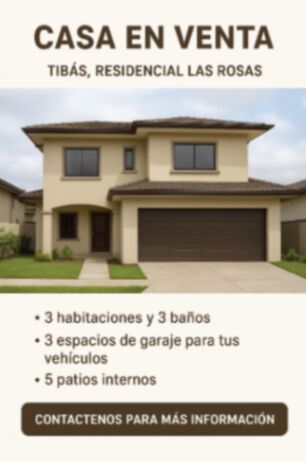 CASA EN VENTA RESIDENCIAL LAS ROSAS TIBAS  in Cinco Esquinas, Tibás, San José — ₡ 140 000 000