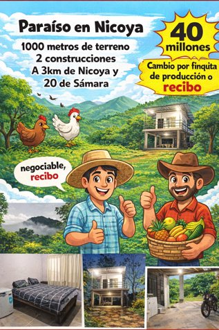 Un paraíso en Curime, en Nicoya, Guanacaste — $80,000 - Foto 2 de 3