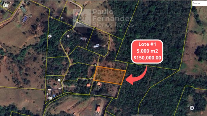 Se Venden 3 Quintas - Las Musas, San Ramón ($30,00/m2) in Alfaro, San Ramón, Alajuela — $147,500