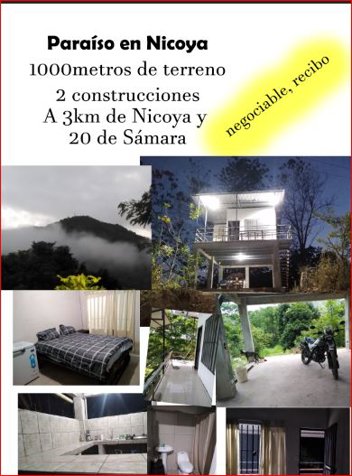 Un paraíso en Curime, en Nicoya, Guanacaste — $80,000