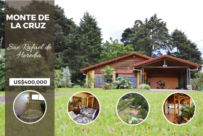 Casa Monte de la Cruz - Heredia en San Rafael, Heredia — $400,000