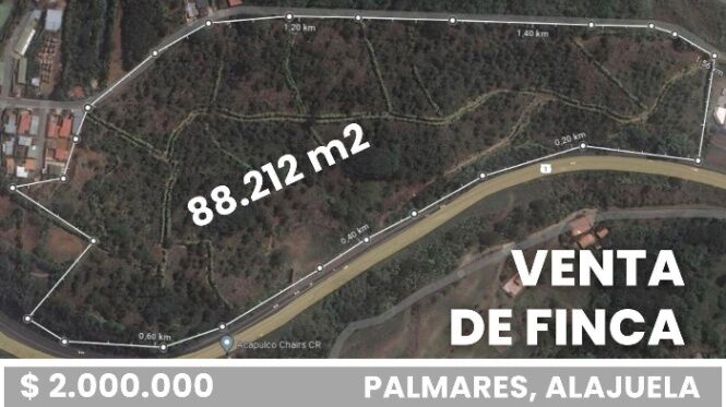 Venta de Lote en Palmares de Alajuela. RAH 26-117 en La Granja, Palmares, Alajuela — $2,000,000