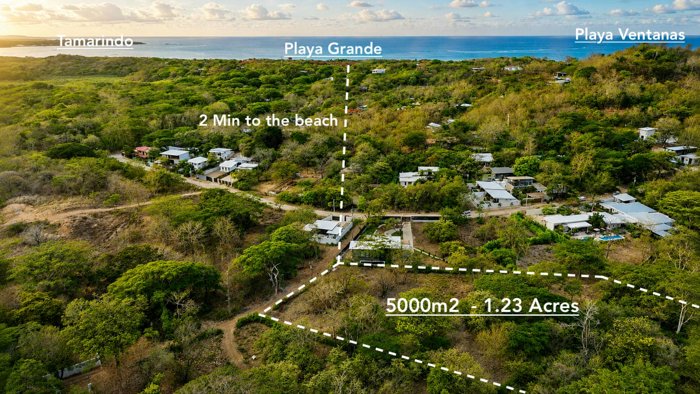 AGUA - Residencial Lot - Playa Grande – 5.032 m² en Tamarindo, Santa Cruz, Guanacaste — $375,000