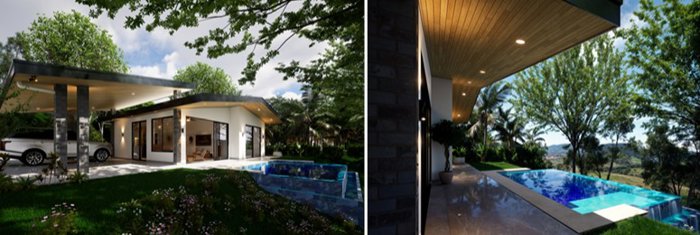 Casa Tropical de 2 Dormitorios con Piscina en Atenas en Atenas, Alajuela — $400,000 - Foto 3 de 5