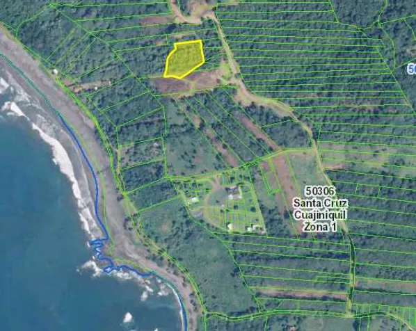Lote con vista al océano a pasos de la playa – 9.216 m² con vistas al atardecer en Cuajiniquil, Santa Cruz, Guanacaste — $749,000 - Foto 3 de 3
